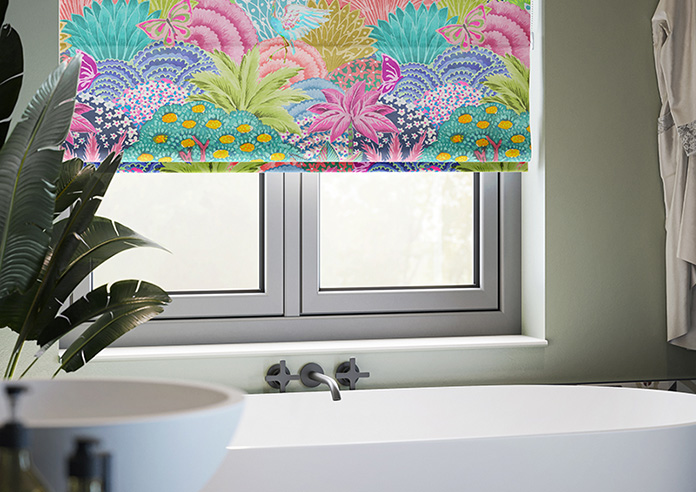 Kolkata Velvet, Rainbow - Twist&Fit Roman Blind - Image 5